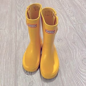 Yellow Hunter Rainboots